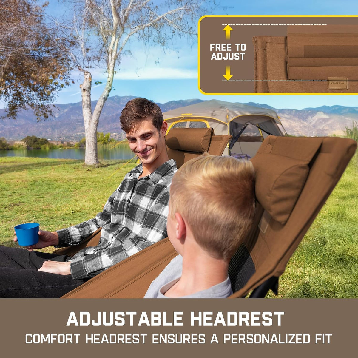 FanttikOutdoor Zeta L8 Max Camping Chair, Portable & Lightweight,