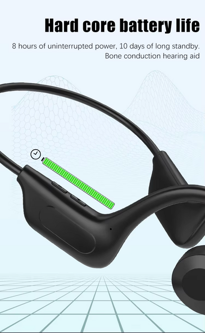 Bone Conduction IPX5 Headphones Lightweight Open Ear Headphones Sport Headphones with Built-in Mic, Bluetooth 5.1 Extra Comfort Waterproof Headset for Running, Cycling, Driving