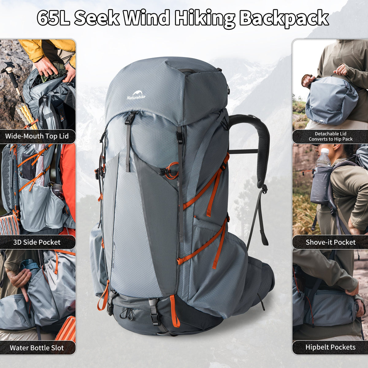 Seek Wind™ Pro Hiking Backpack