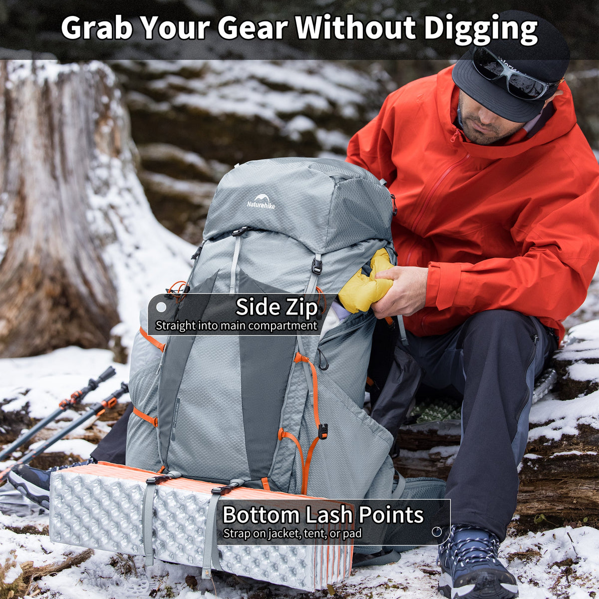 Seek Wind™ Pro Hiking Backpack