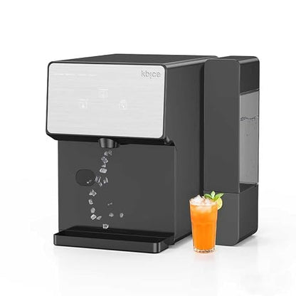 Countertop Nugget Ice Maker with Chewable Soft Ice, 35lbs/24Hrs