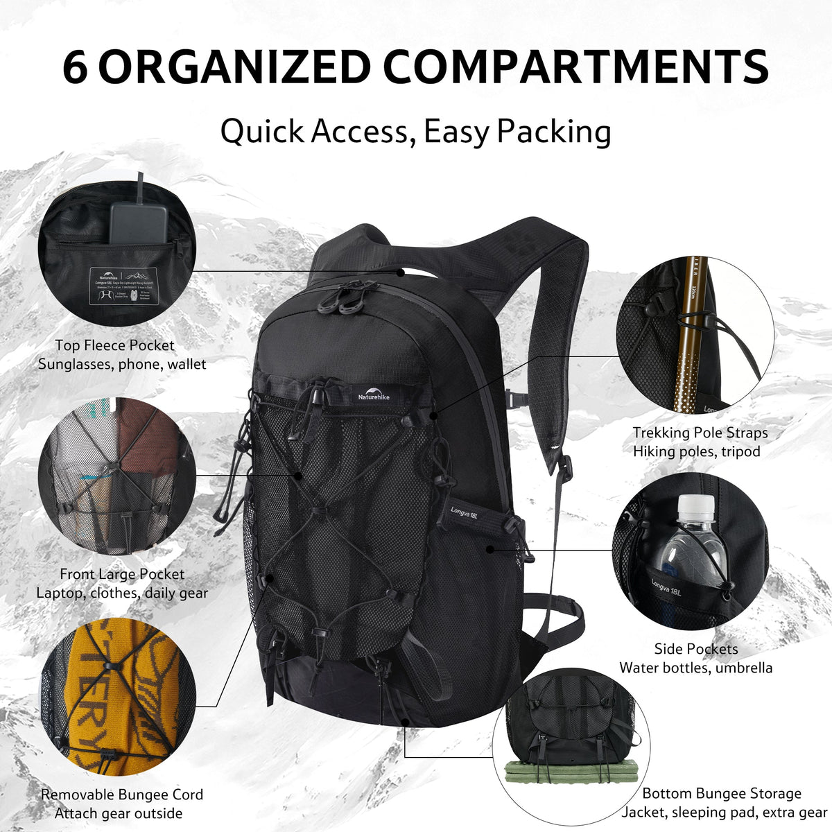 Longwa™ 18L Hiking Backpack