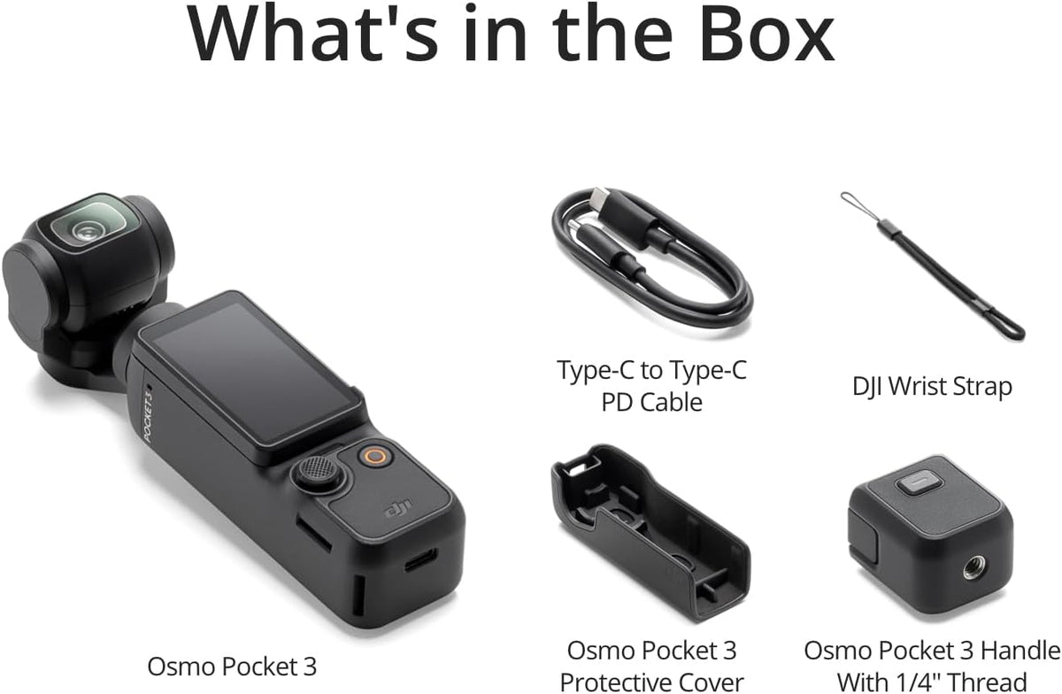 DJI Osmo Pocket 3 Vlogging Camera with 1'' CMOS & 4K/120fps Video