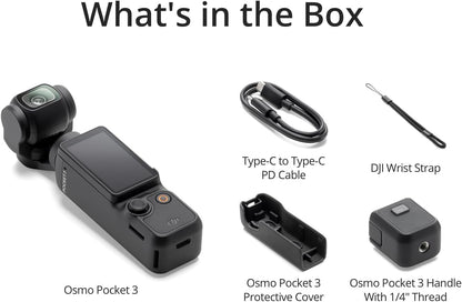 DJI Osmo Pocket 3 Vlogging Camera with 1'' CMOS & 4K/120fps Video