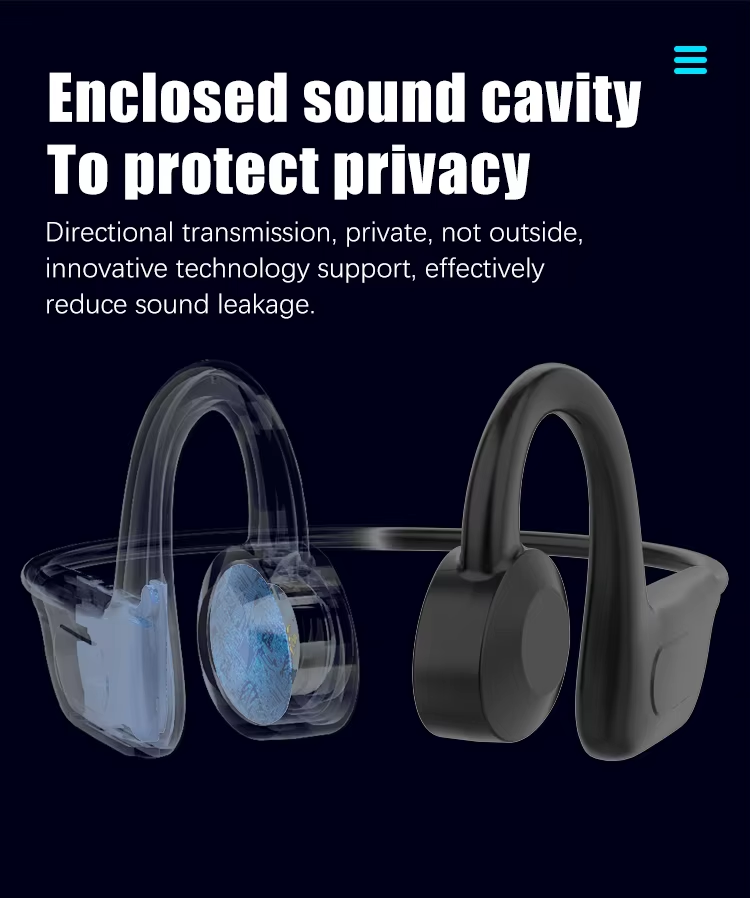 Bone Conduction IPX5 Headphones Lightweight Open Ear Headphones Sport Headphones with Built-in Mic, Bluetooth 5.1 Extra Comfort Waterproof Headset for Running, Cycling, Driving