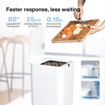 Airdeer Automatic Trash Can, 4 Gallon Self Sealing and Self-Changing Smart Trash Can,