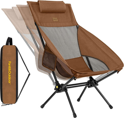 FanttikOutdoor Zeta L8 Max Camping Chair, Portable & Lightweight,
