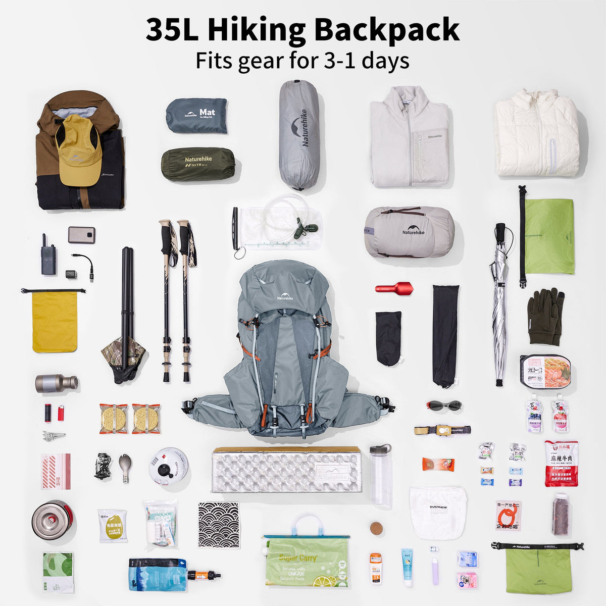 Seek Wind™ Pro Hiking Backpack