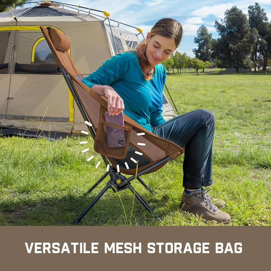 FanttikOutdoor Zeta L8 Max Camping Chair, Portable & Lightweight,