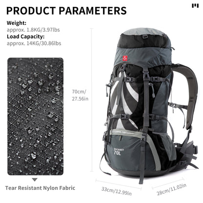 70+5L Mountaineering Backpack