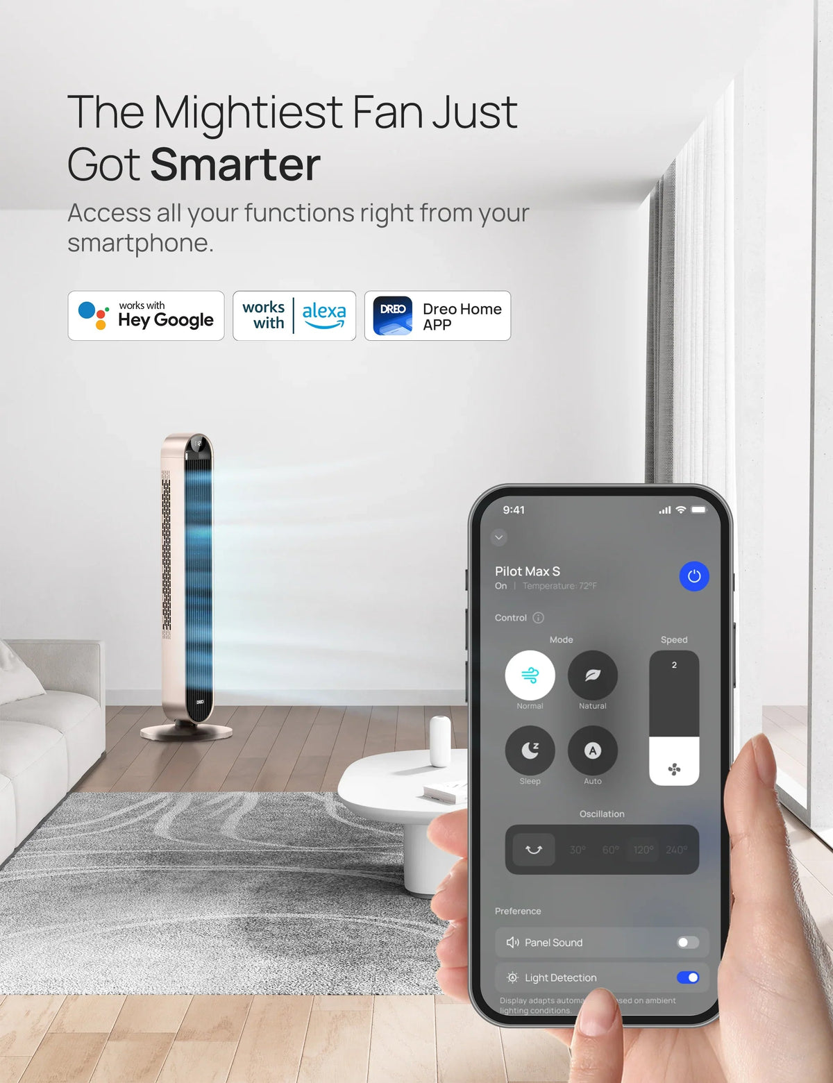 Smart Tower Fan Pilot Max S 714S