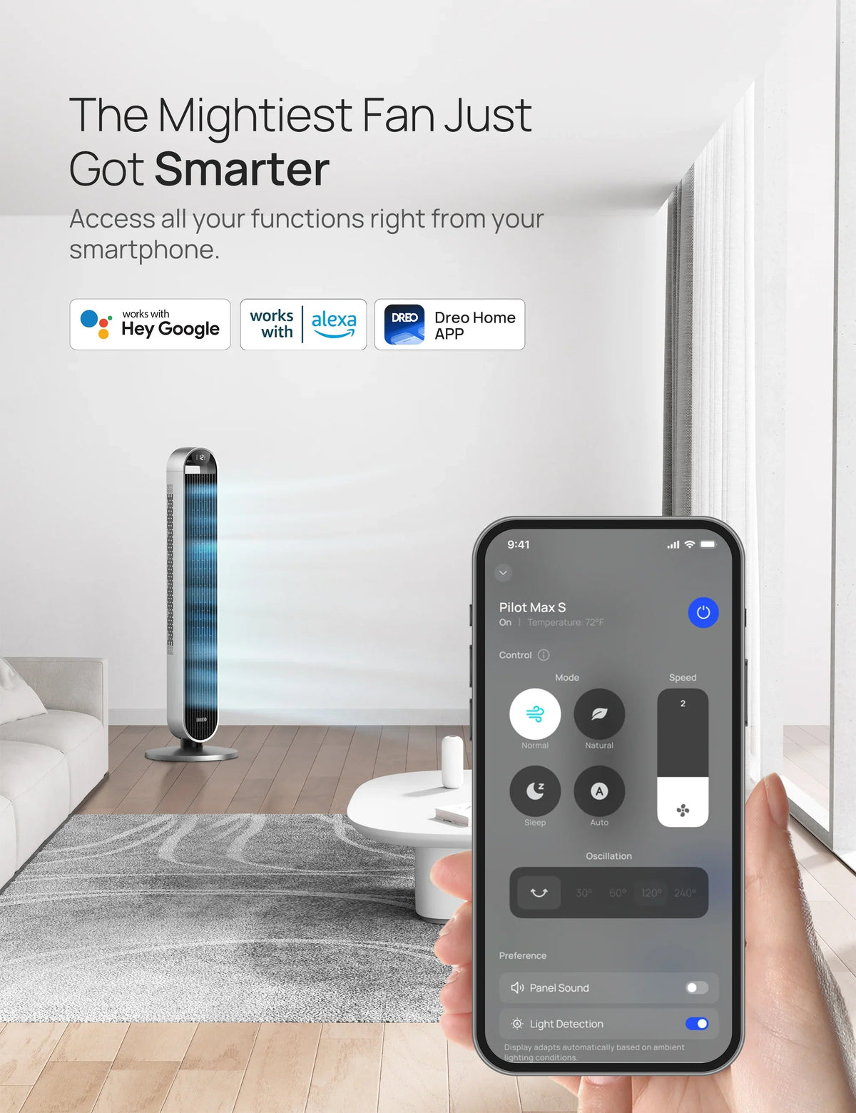 Smart Tower Fan Pilot Max S 714S