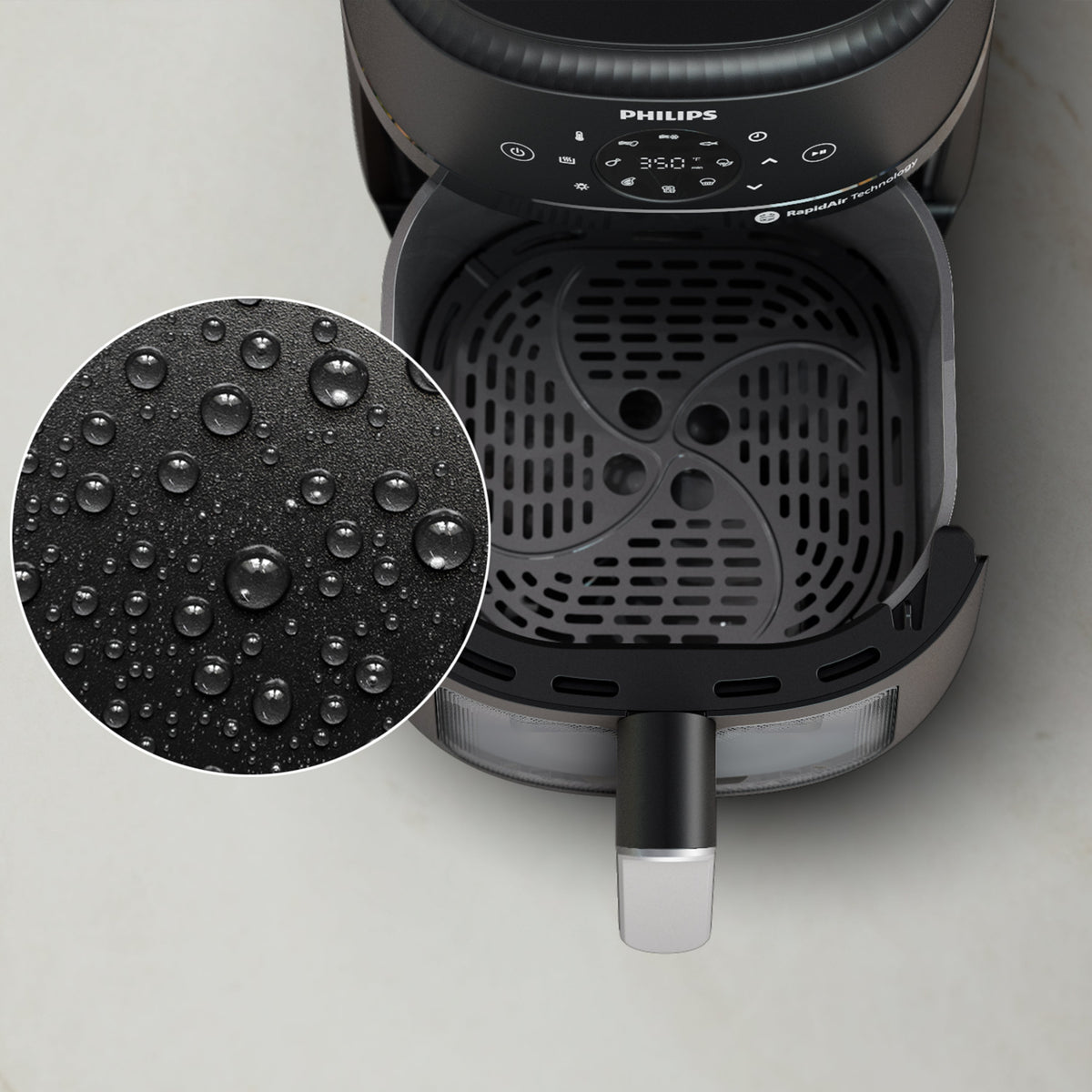 Philips 2000 Series Airfryer with Window, 4.4 Qt (4.2L)