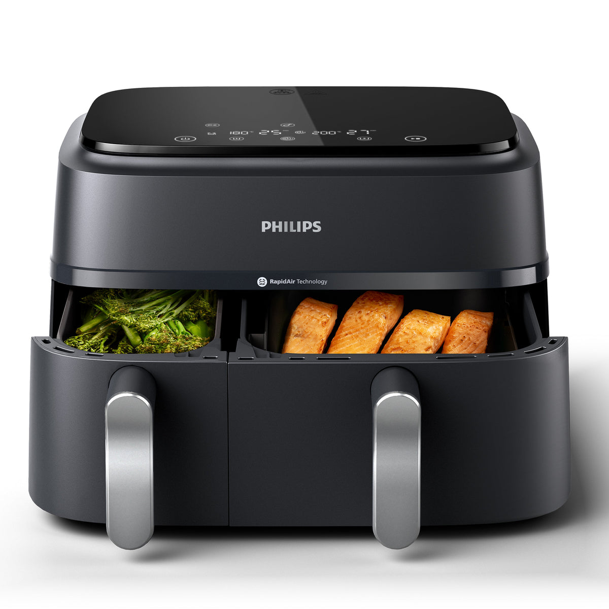 Philips 3000 Series Dual-Basket Airfryer, 9.5 Qt (9L)