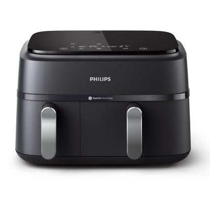 Philips 3000 Series Dual-Basket Airfryer, 9.5 Qt (9L)