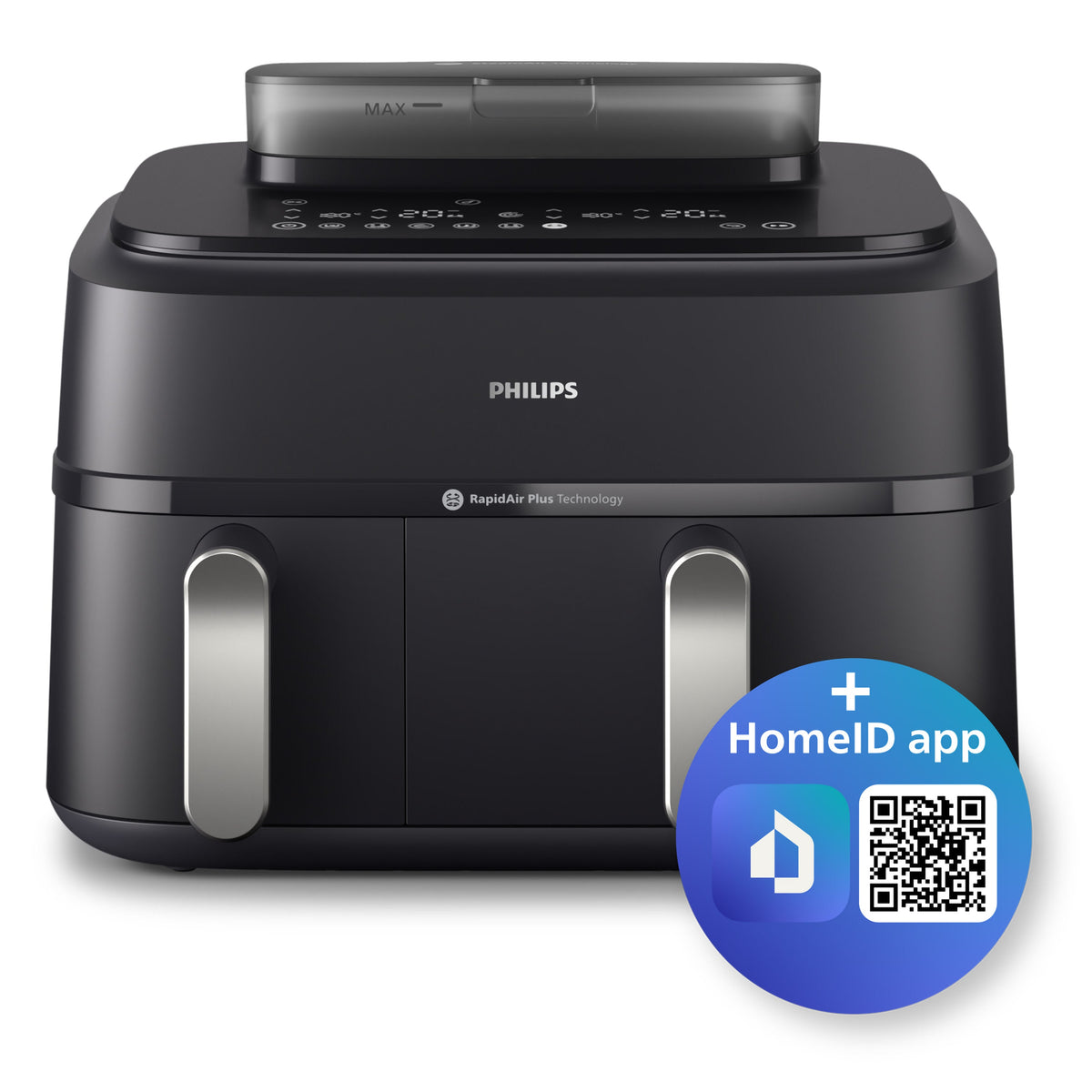 Philips 5000 Series Dual-Basket Airfryer with Steam, 9.6 qt