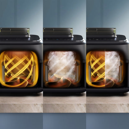 Philips 5000 Series Dual-Basket Airfryer with Steam, 9.6 qt