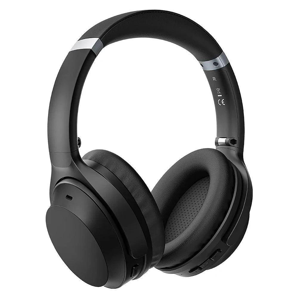 Mpow 40Hours Bluetooth Active Noise Cancelling Headphones CVC 8.0 Mic Hi-Fi Bass Foldable Wireless Wired Headset for Home Office