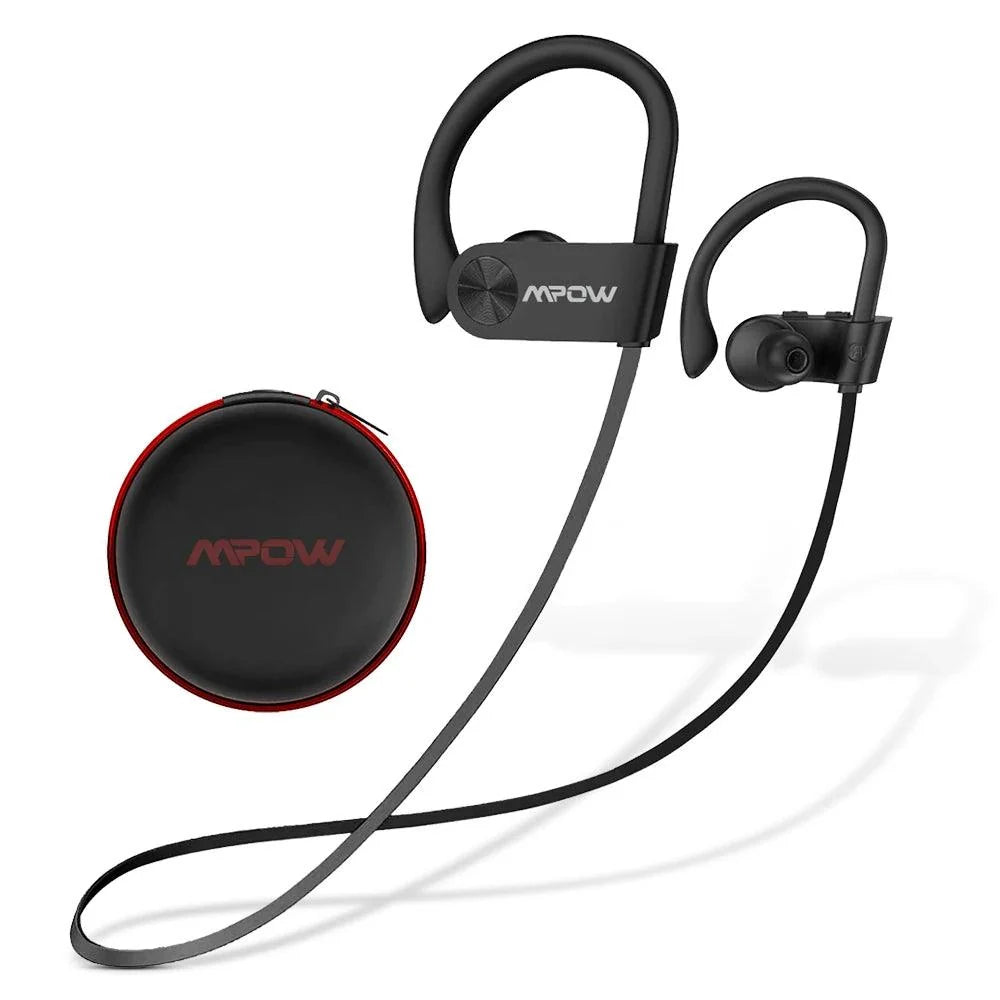 Mpow Flame IPX7 Waterproof Bluetooth Headphones V5.3 Earphone with CVC6.0 Noise Canceling Mic HiFi Stereo Wireless Sport Earbuds