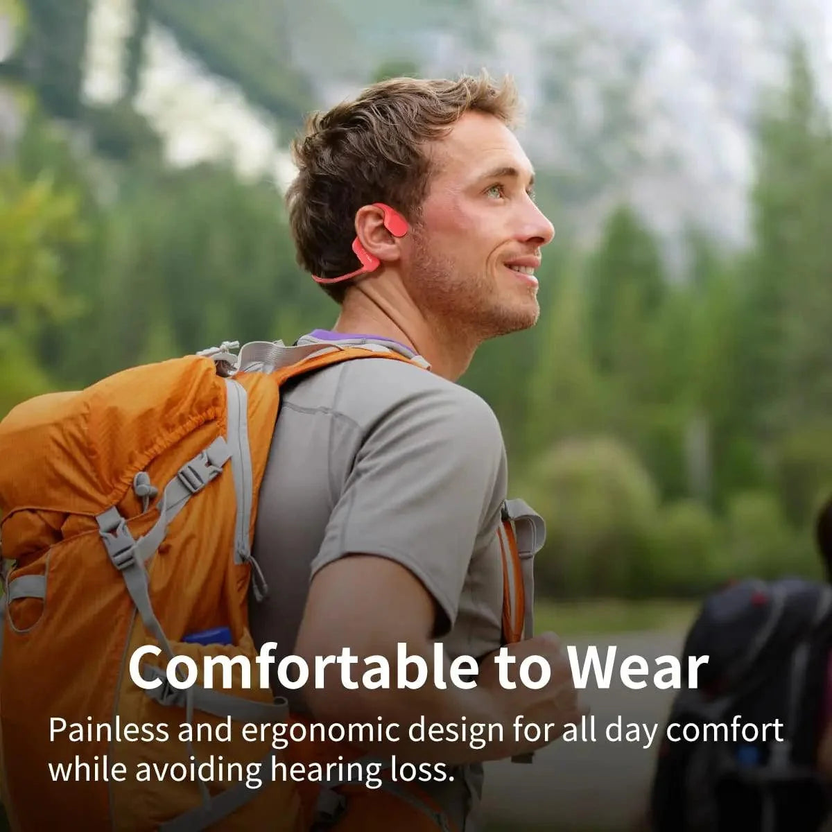 Bone Conduction Headphone Sport Running Waterproof Bluetooth Headset Open Ear Wireless Earphones With Mic For Cycling