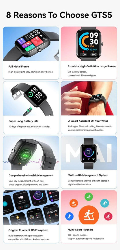 Men Smartwatch Fashion Bluetooth Call BT Music Alarm Clock Voice Assistant Waterproof Smart Watches For Android Phone G21
