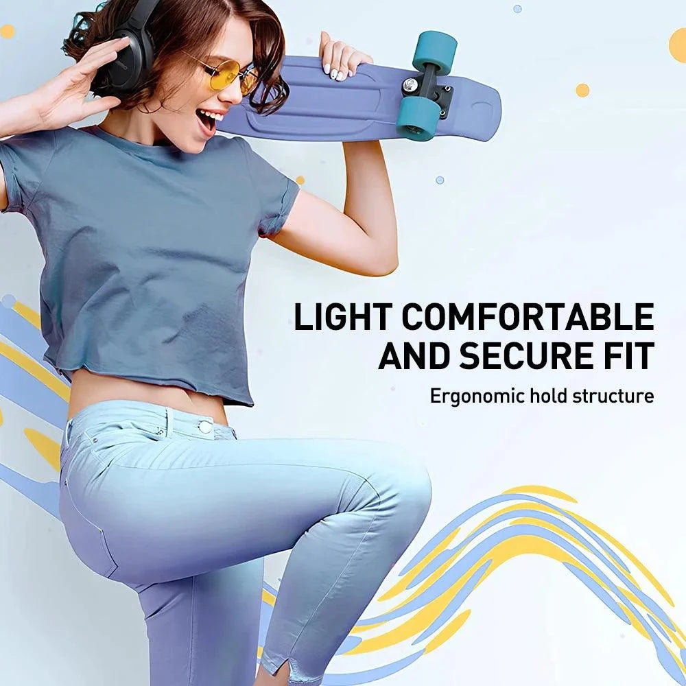 Mpow 40Hours Bluetooth Active Noise Cancelling Headphones CVC 8.0 Mic Hi-Fi Bass Foldable Wireless Wired Headset for Home Office