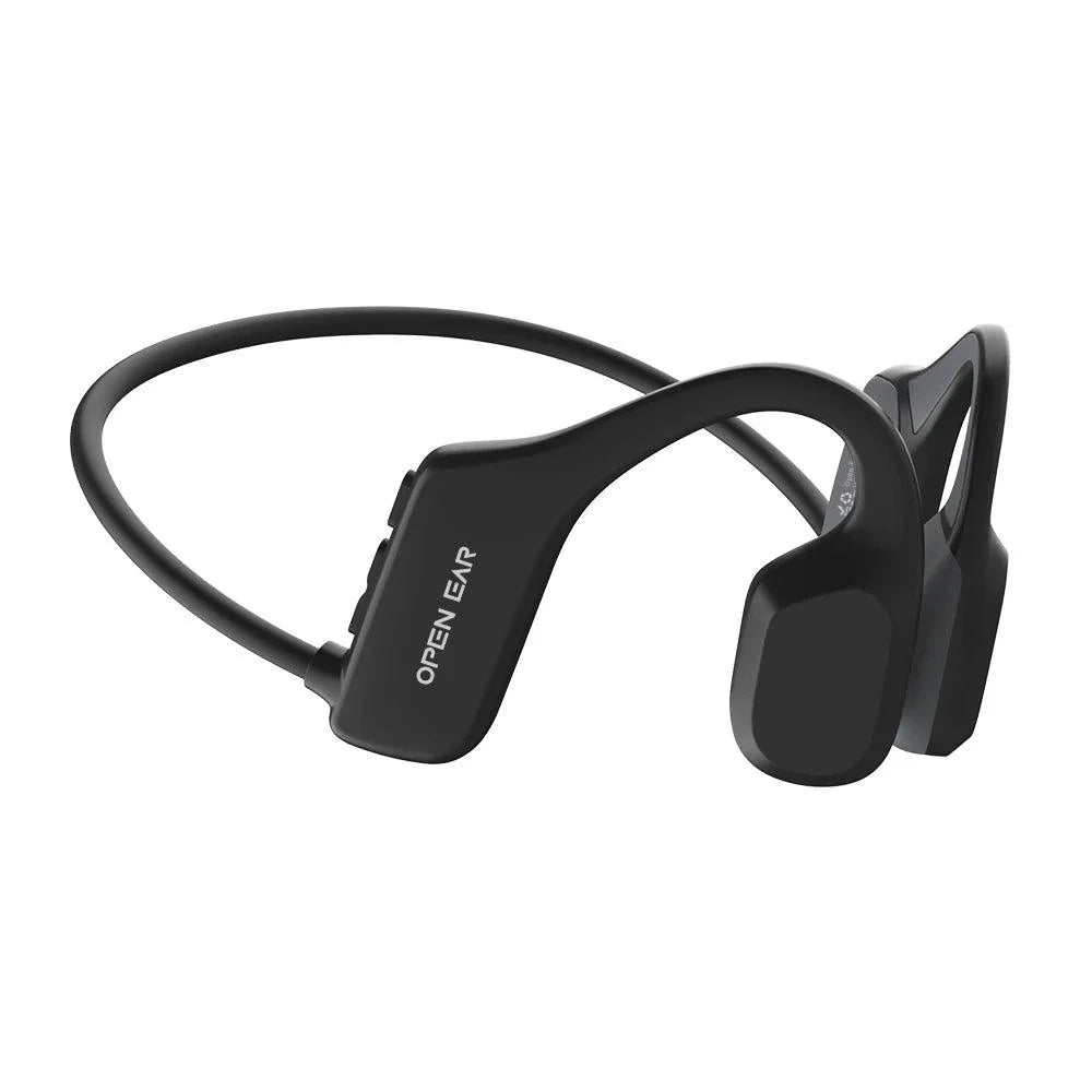 Bone Conduction Headphone Sport Running Waterproof Bluetooth Headset Open Ear Wireless Earphones With Mic For Cycling