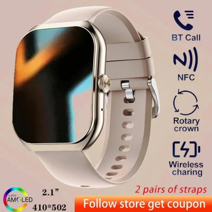 2024 UHD Bluetooth Smartwatch 2.1-inch Screen with 220mah Battery Professional Waterproof for Android iOS