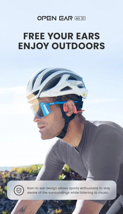 Bone Conduction Headphone Sport Running Waterproof Bluetooth Headset Open Ear Wireless Earphones With Mic For Cycling