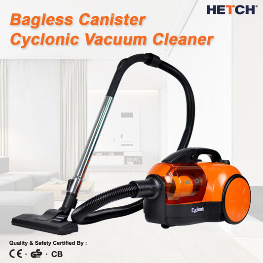 HETCH Cyclone Strong Suction 30000pa Cyclonic Vacuum Cleaner Hepa Filter (1600W) CVC-1408-HC
