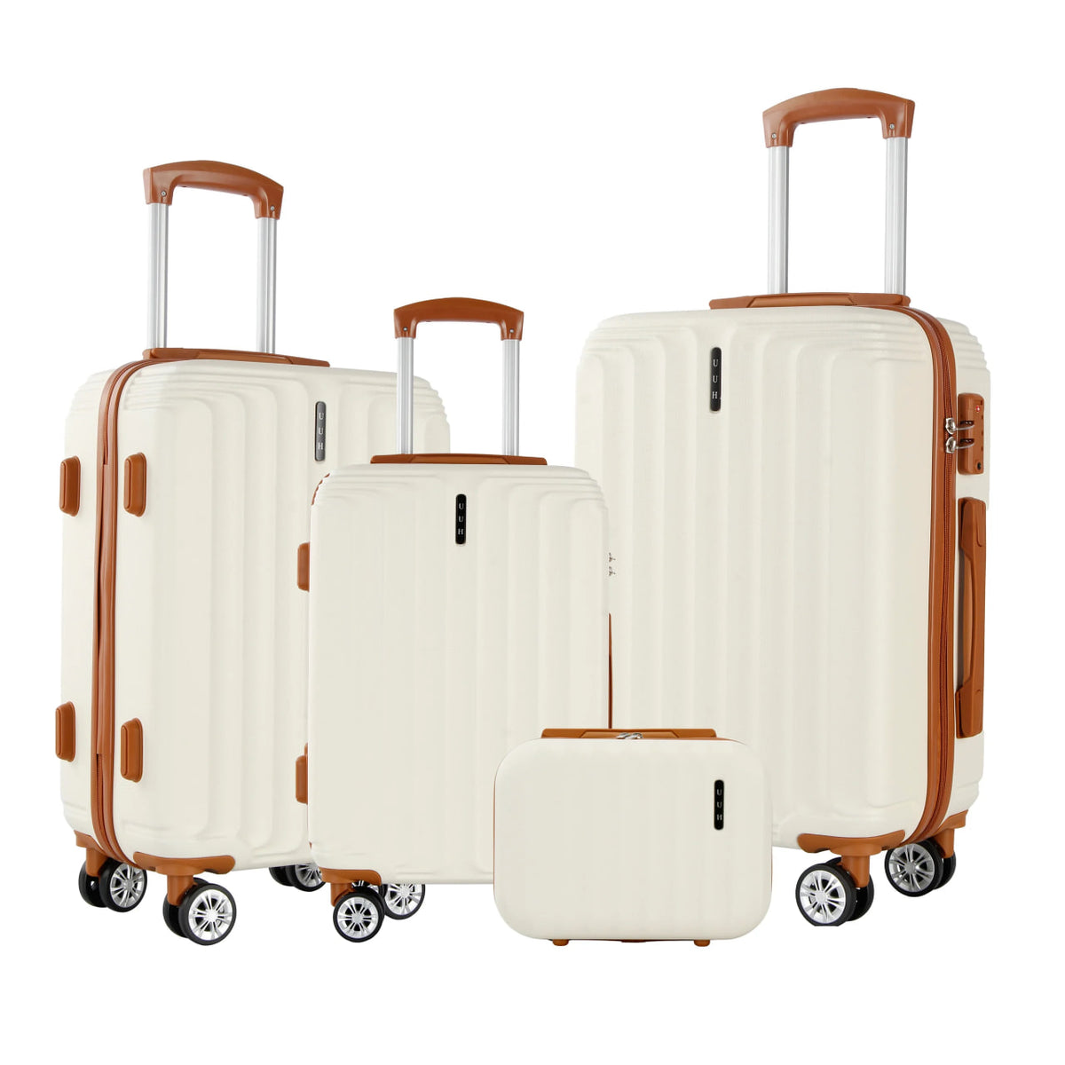 UUH 28-inch Luggage Family Travel 4-Piece Set ?C Buy 1 Get 3 Free (Includes 24/20/13-Inch)