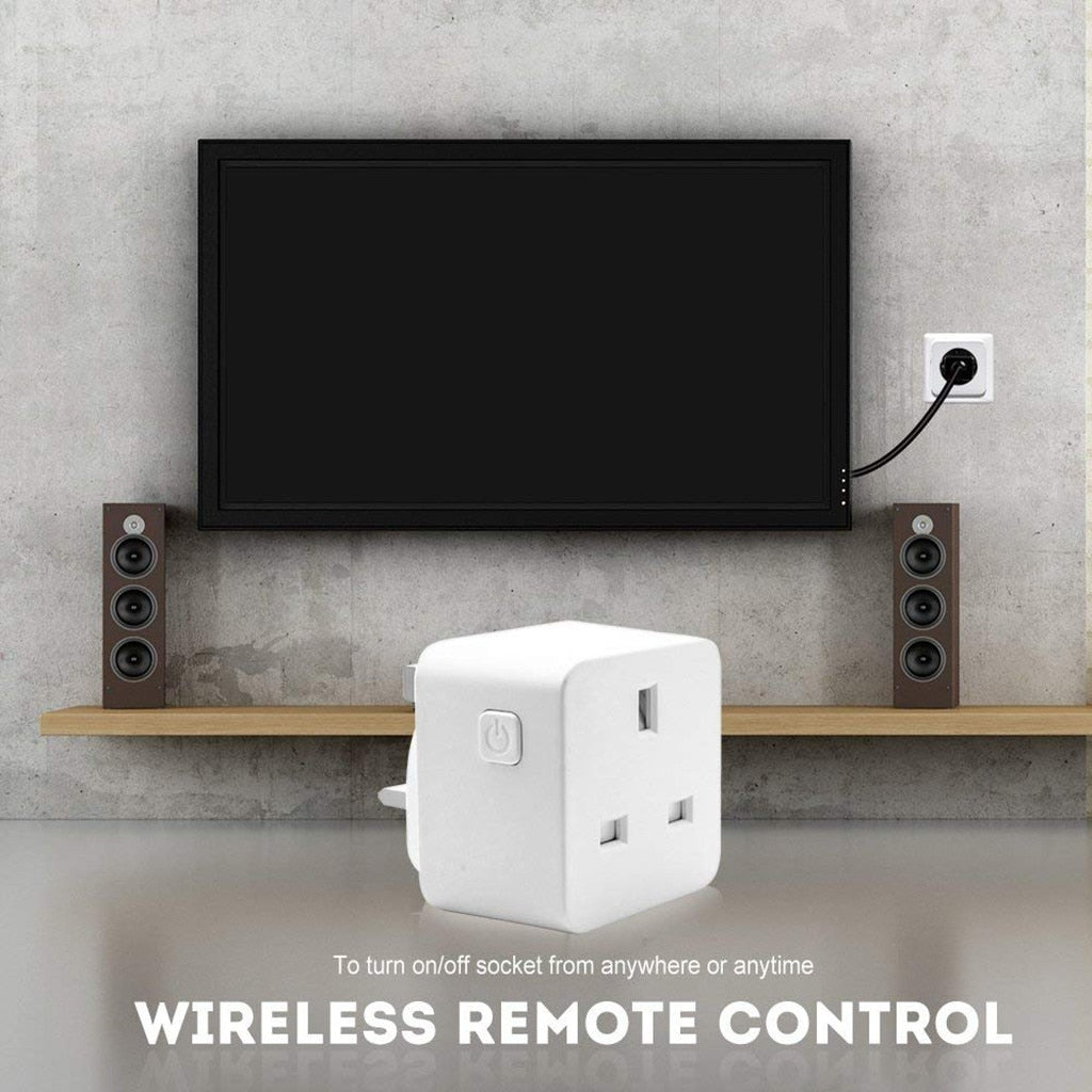 EPULA Smart WiFi Power Socket UK Plug Switch For Google Home