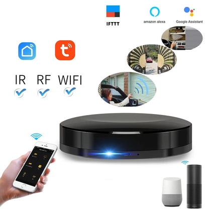 Universal WIFI+IR+RF Intelligent Smart Home Automation compatible for Alexa Google Home