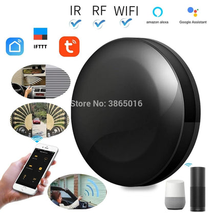 Universal WIFI+IR+RF Intelligent Smart Home Automation compatible for Alexa Google Home
