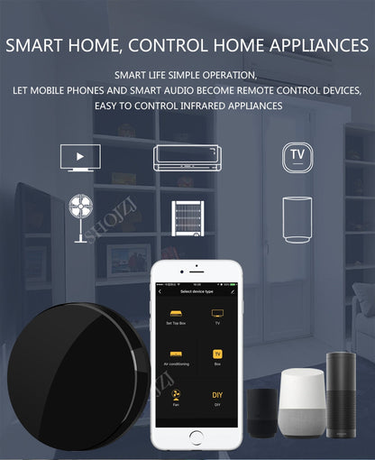 Universal WIFI+IR+RF Intelligent Smart Home Automation compatible for Alexa Google Home