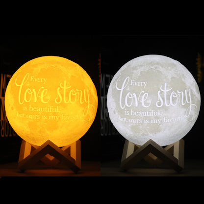Photo/Text Custom Moon Lamp Night Light