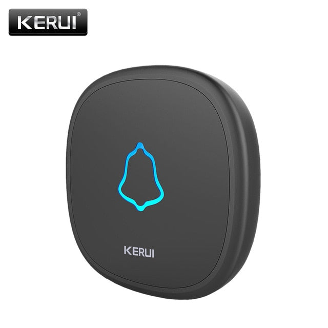 Home Security Welcome Wireless Doorbell Alarm LED light 32 Songs with Waterproof Touch Button