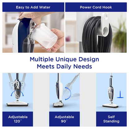 HETCH S5 Steam Cleaner Steam Mop Electric Mop Sanitize Floor SMP-1420-HC